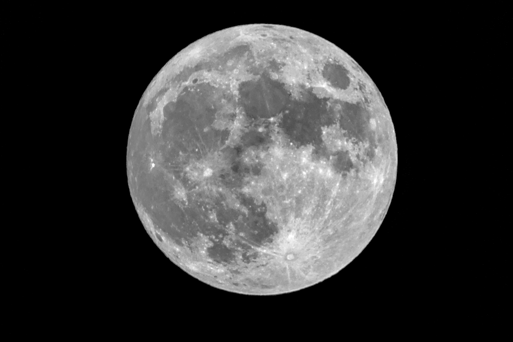 A picture of the moon